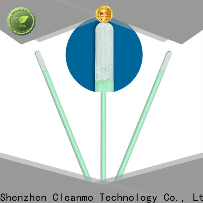 Cleanmo double layers of microfiber fabric Microfiber Industrial Swab Sticks wholesale for excess materials cleaning 1
