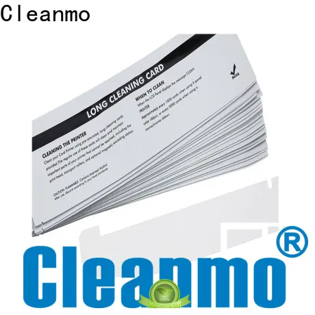 Cleanmo pvc zebra printer cleaning cards supplier for ID card printers 1