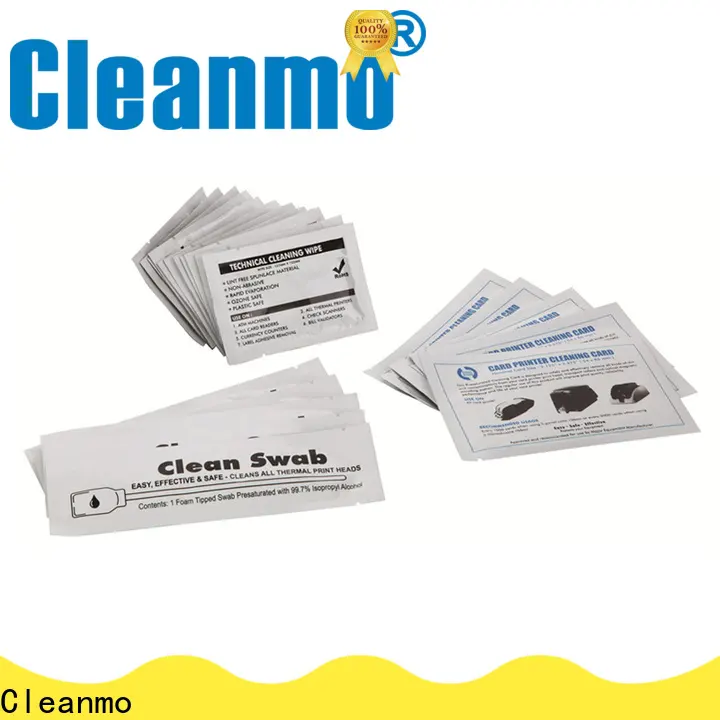 Cleanmo Electronic-grade IPA Snap Swab Evolis Cleaning cards factory price for Evolis printer 1
