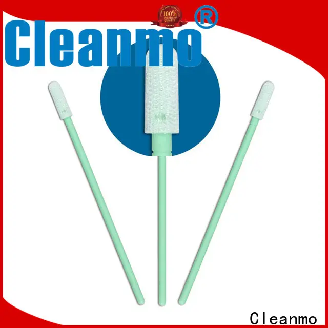 Cleanmo flexible paddle Cleanroom dacron swabs wholesale for microscopes 1