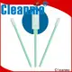 Cleanmo flexible paddle Cleanroom dacron swabs wholesale for microscopes 1