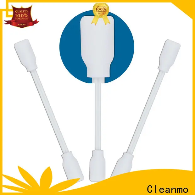 Cleanmo small ropund head cotton swab wood supplier for excess materials cleaning 1
