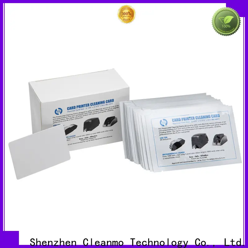 Cleanmo safe printhead cleaner factory price for Fargo card printers1 1