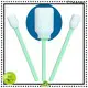 cost-effective cosmetic cotton buds green handle wholesale for excess materials cleaning 1