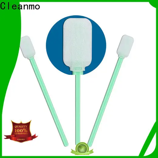 Cleanmo compatible sterile polyester swabs manufacturer for optical sensors 1