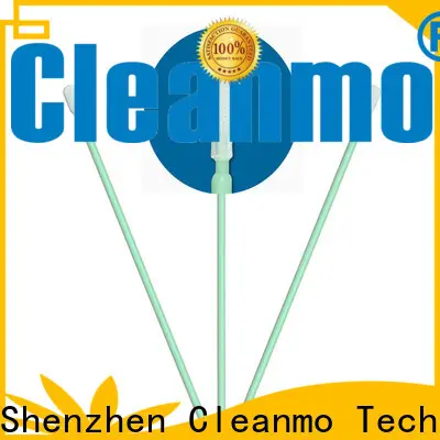 Cleanmo double-layer knitted polyester sterile polyester swabs manufacturer for microscopes 1