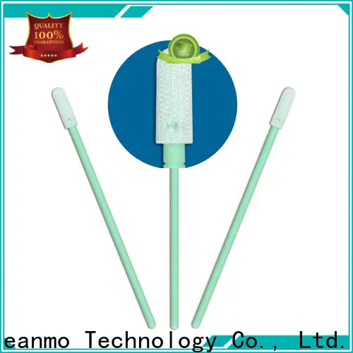 Cleanmo double-layer knitted polyester esd swabs supplier for microscopes 1