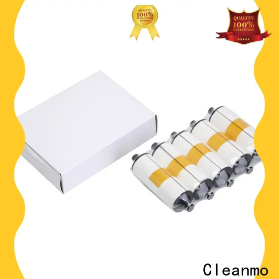Cleanmo blending spunlace zebra printer cleaning cards factory for ID card printers 1
