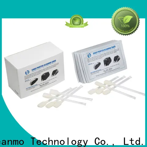 Cleanmo non woven zebra printer cleaning cards factory for cleaning dirt 1