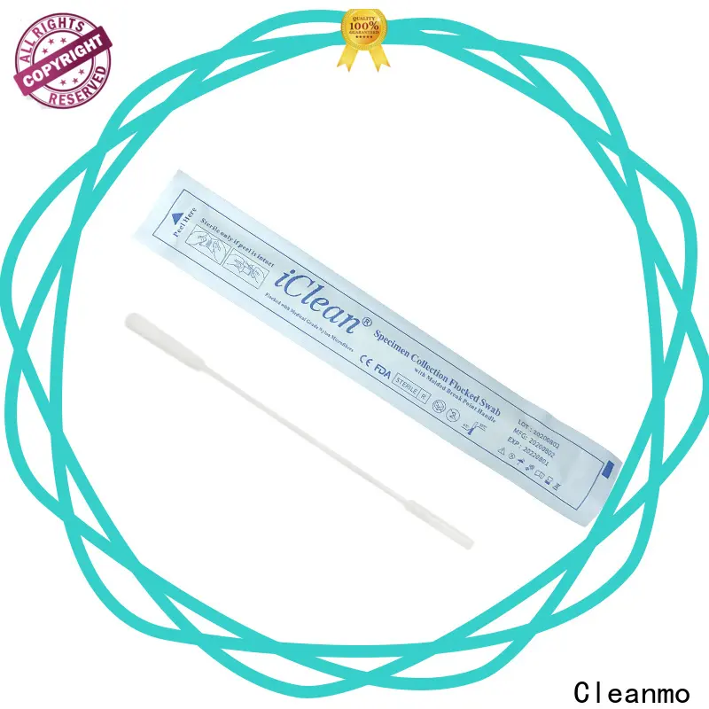 Cleanmo frosted tail of swab handle dna swab test manufacturer for rapid antigen testing 1