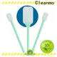 good quality cleanroom swabs foam polypropylene handle factory for optical sensors 1