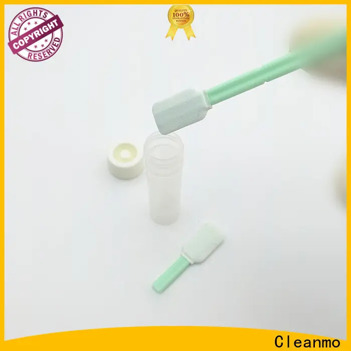 Cleanmo 100% polyester sterile swab stick manufacturer for the analysis of rinse water samples 1