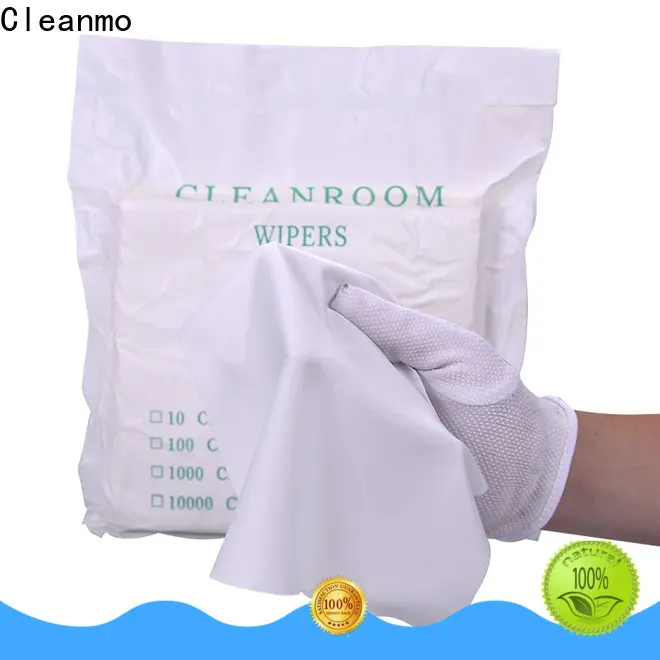 Cleanmo comfortable disposable microfiber wipes wholesale for medical device products 1