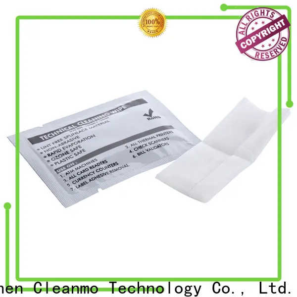 Cleanmo professional thermal printhead cleaning wipes supplier for ID Card Printers1 1