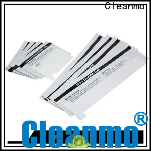 Cleanmo T shape zebra printer cleaning cards factory for Zebra P120i printer1 1