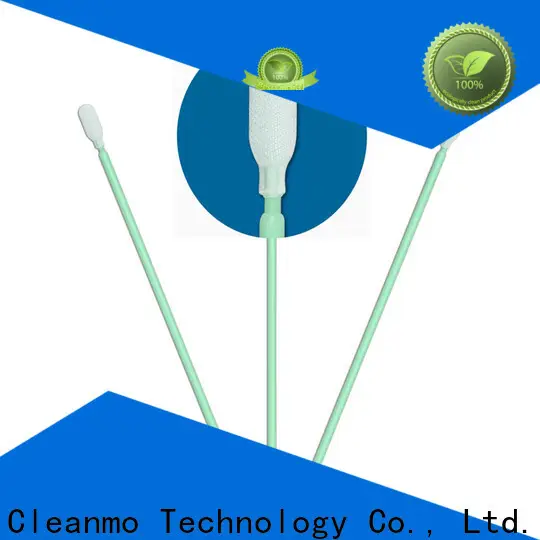 Cleanmo compatible polyester cleanroom swabs supplier for general purpose cleaning 1