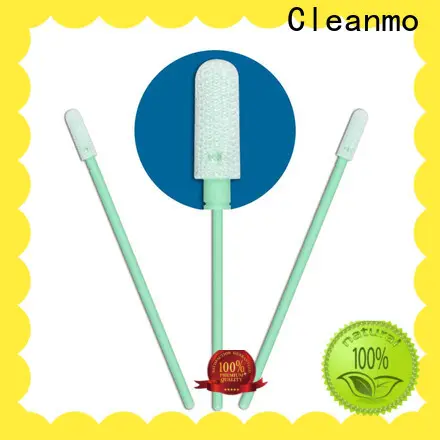 Cleanmo flexible paddle Cleanroom dacron swabs factory for general purpose cleaning 1