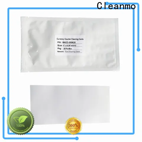 Cleanmo high quality ncr cleaning cards wholesale for Banknote Counter 1