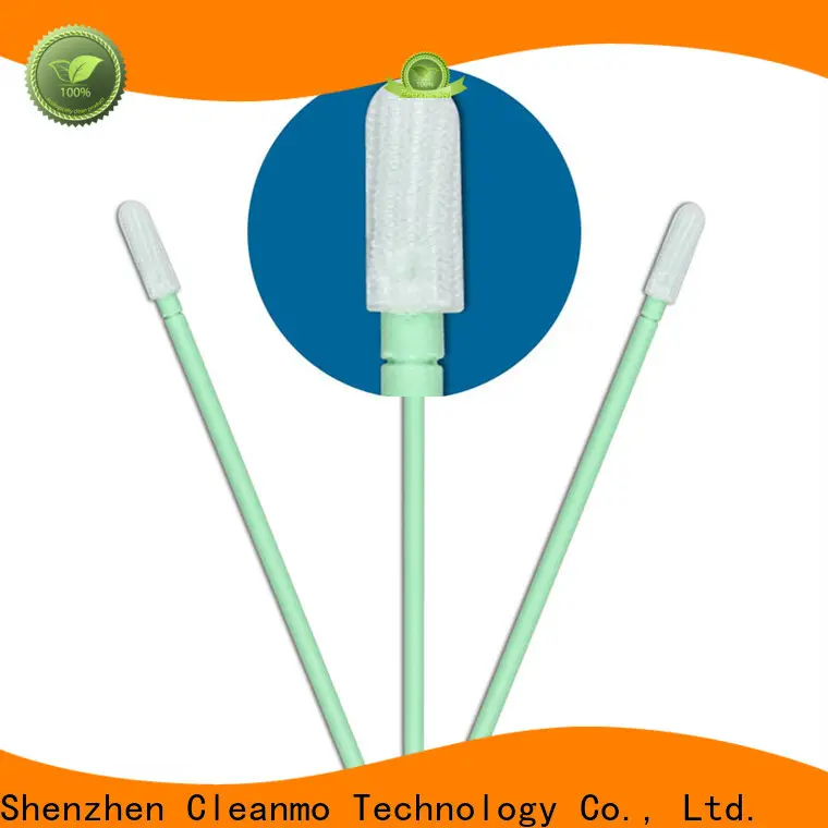 Cleanmo good quality polyester cleanroom swabs wholesale for microscopes 1