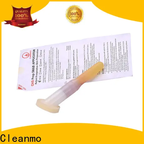 Cleanmo white ABS handle cotton tipped applicators manufacturer for biopsies 1