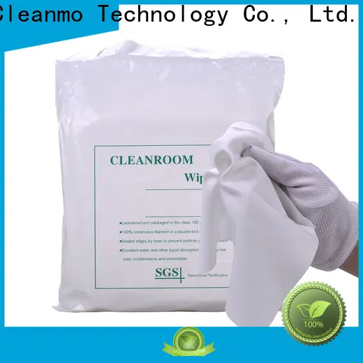 Cleanmo portable polyester cleanroom wipes supplier for Stainless Steel Surface 1