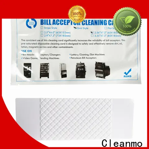 Cleanmo OEM high quality atm cleaning cards wholesale for readers 1