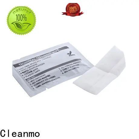 Cleanmo 60% Polyester Screen Cleaning Wipes supplier for ID Card Printers 1