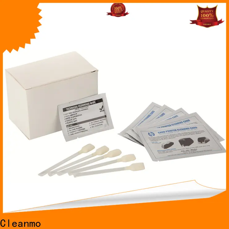 Cleanmo convenient Evolis Cleaning cards manufacturer for Evolis printer1 1