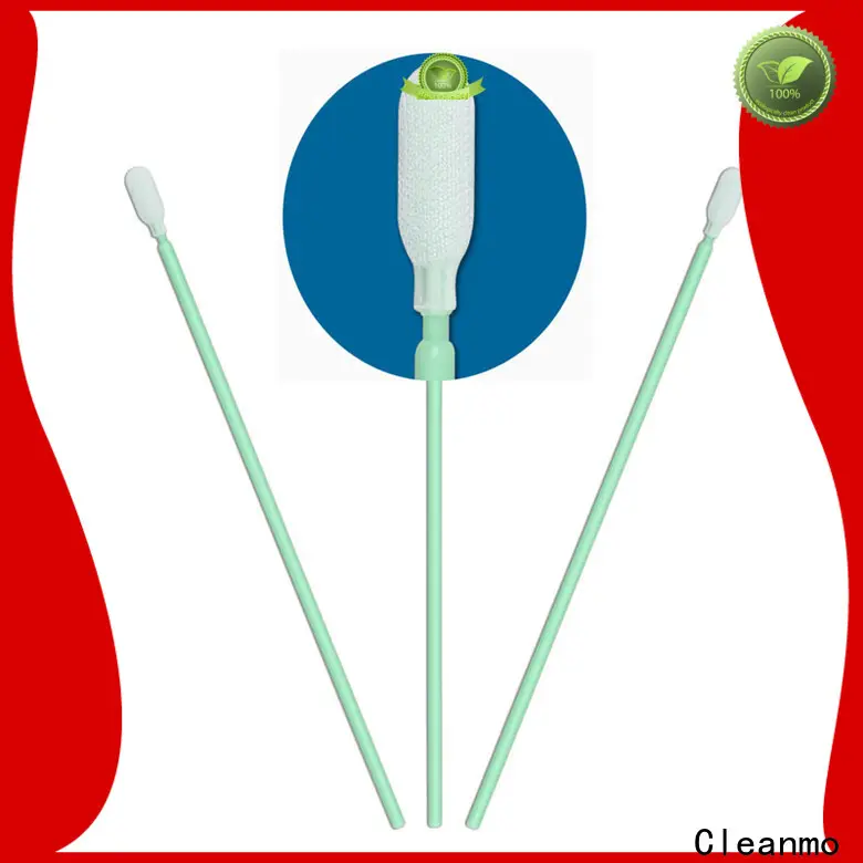 Cleanmo safe material dacron polyester swabs manufacturer for general purpose cleaning 1