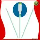 Cleanmo safe material dacron polyester swabs manufacturer for general purpose cleaning 1