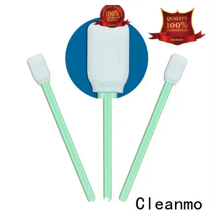 safe material cleanroom swabs foam polypropylene handle supplier for optical sensors 1