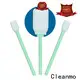 safe material cleanroom swabs foam polypropylene handle supplier for optical sensors 1