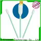 safe material sterile polyester swabs flexible paddle wholesale for microscopes 1