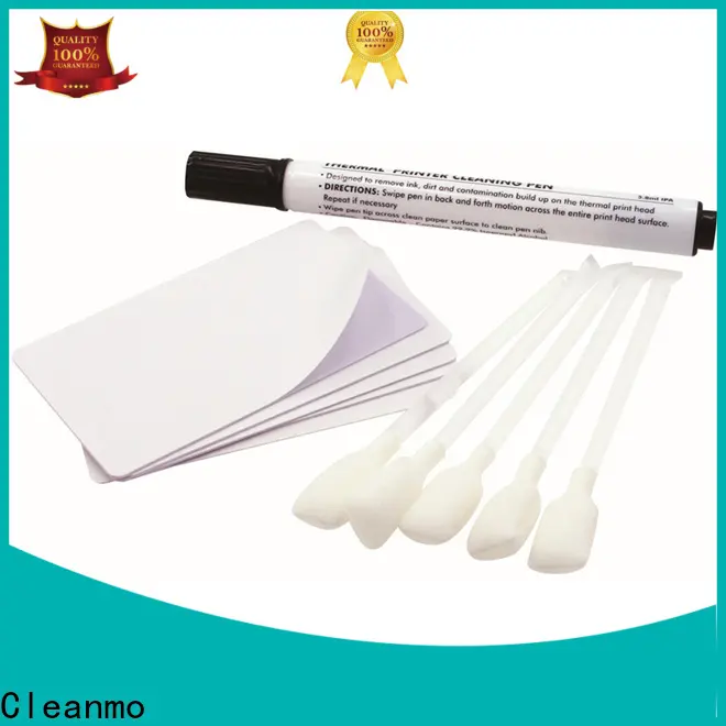Cleanmo PVC magic bullet printer cleaner manufacturer for PR5360LE TeamNisca ID Card Printers 1