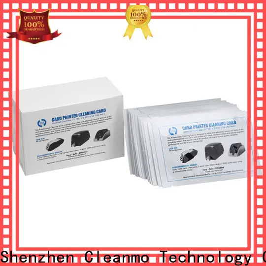 Cleanmo Bulk purchase high quality zebra printer cleaning cards factory for cleaning dirt 1