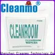 Cleanmo chemical compatibility Cleanroom Lint Free microfiber Wipes supplier for equipements 1