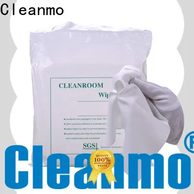 Bulk purchase custom Polyester wipe for Industrial cutting edge factory direct for chamber cleaning 1