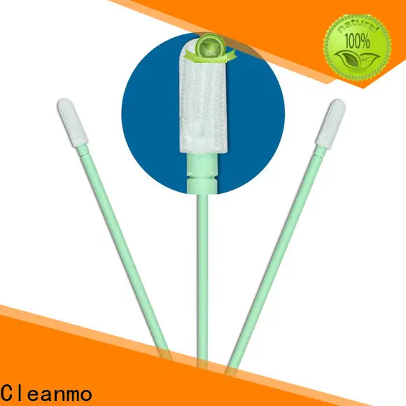 Cleanmo excellent chemical resistance dacron tipped swab wholesale for general purpose cleaning 1