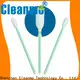 Cleanmo compatible knitted polyester swabs factory for microscopes 1