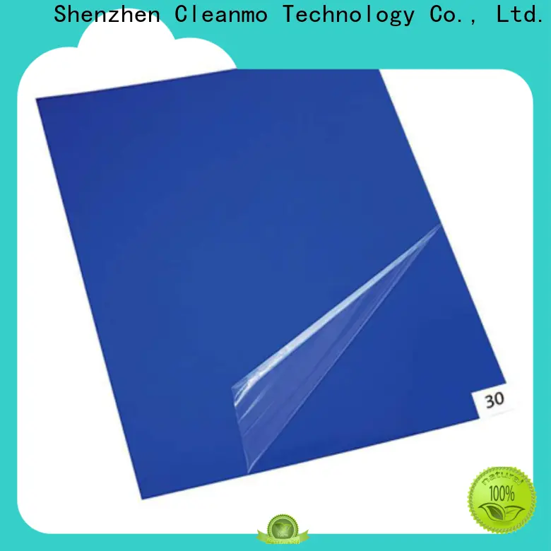 Cleanmo sensitive adhesive cleanroom tacky mat factory direct for gowning rooms 1