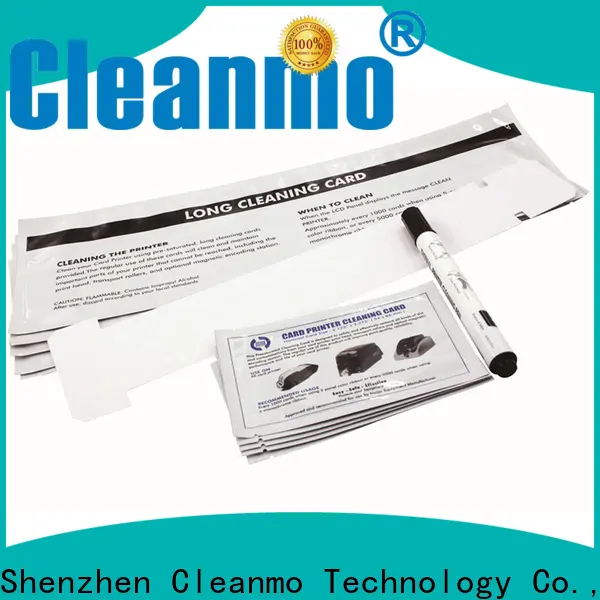 Cleanmo Electronic-grade IPA CR80 Cleaning Cards factory for Javelin J360i printers 1