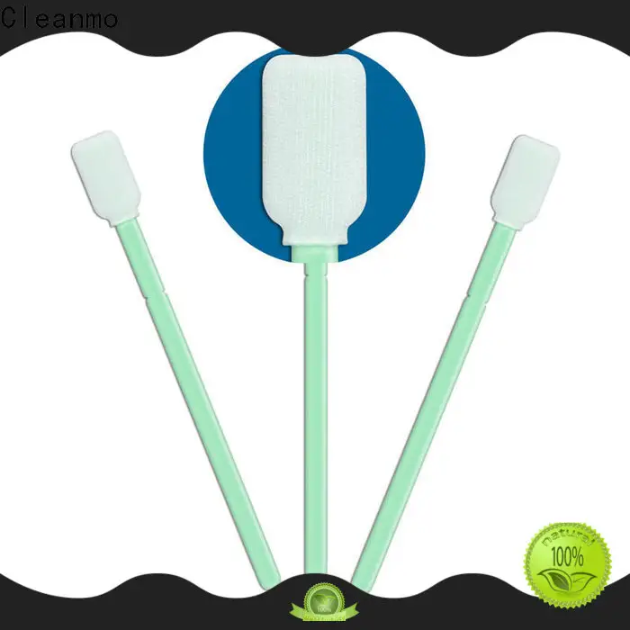 Cleanmo flexible paddle Industrial polyester swabs factory for optical sensors 1