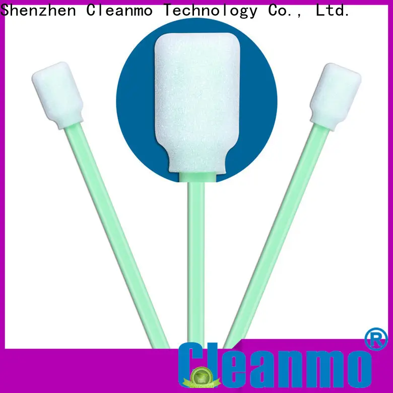 Wholesale high quality cleaning ears with cotton swabs green handle supplier for excess materials cleaning 1