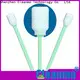 Wholesale high quality cleaning ears with cotton swabs green handle supplier for excess materials cleaning 1