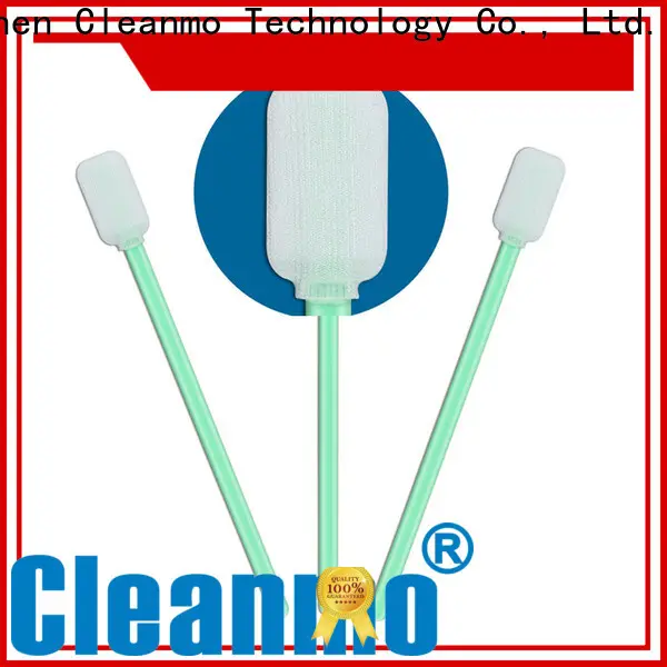 safe material fiber optic swabs flexible paddle supplier for general purpose cleaning 1