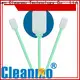 safe material fiber optic swabs flexible paddle supplier for general purpose cleaning 1