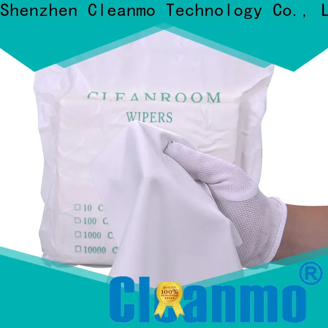 Cleanmo smooth microfiber wipe supplier for chamber cleaning 1