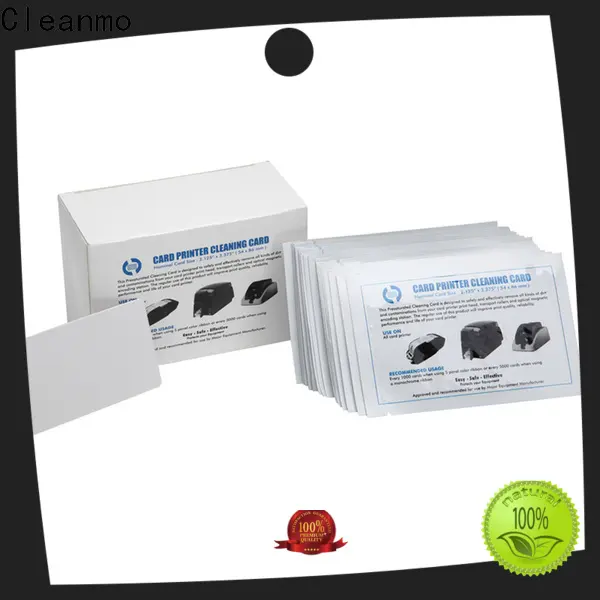 Cleanmo non woven electronic card cleaner supplier for POS Terminal 1
