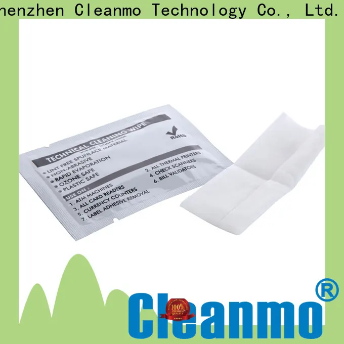 Cleanmo Non Woven Fabric printhead wipes supplier for ATM/POS Terminals 1