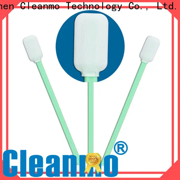 Cleanmo double layers of microfiber fabric Microfiber Industrial Swab Sticks manufacturer for Micro-mechanical cleaning 1